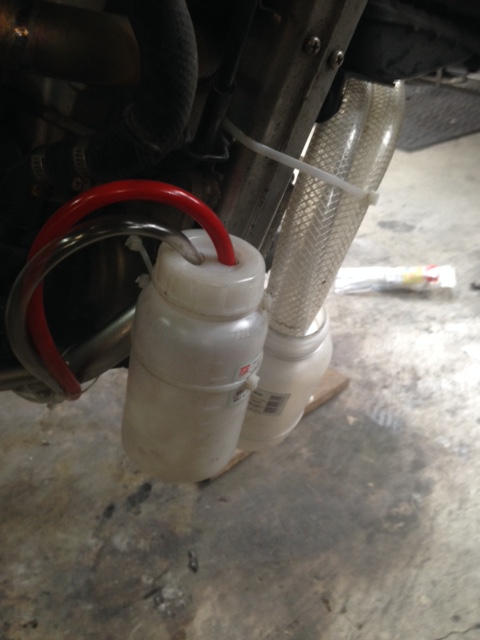 Dトラッカー KLX250 レース オイルキャッチタンク ガソリンキャッチタンク 自作