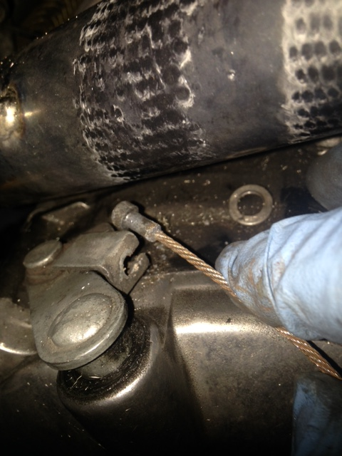 Dトラッカー KLX250 クラッチワイヤー交換作業 方法