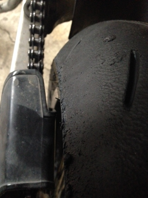 Dトラッカー モタード チューブレス化 タイヤ交換